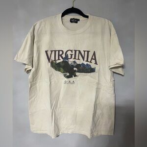 Cream short sleeve top